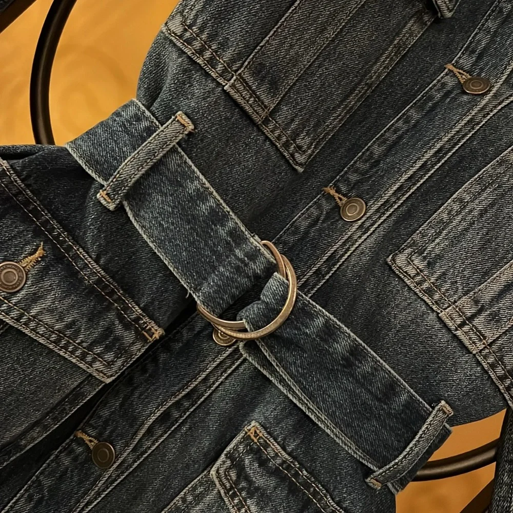 ZARA Sahara Jean Jacket/Mini Dress - Picture 8 of 16